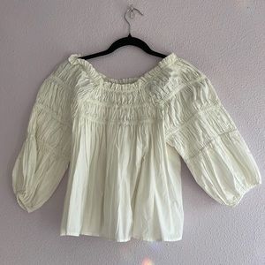 Free People White Top